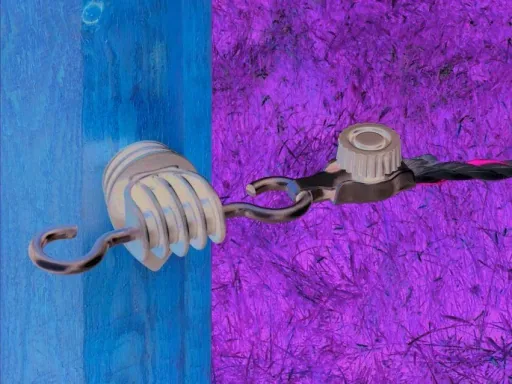 Seil- und Litzenverbinder, 4 Stück zum Schrauben