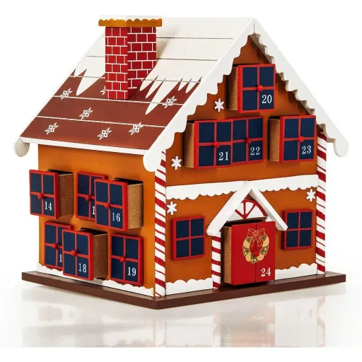Adventskalender als Winterhaus - nachfüllbar & wiederverwendbar