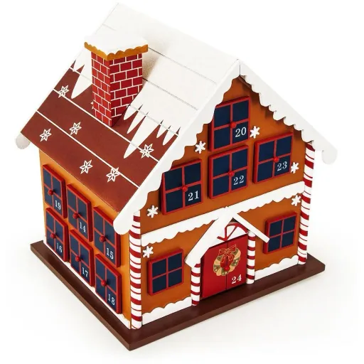 Adventskalender als Winterhaus - nachfüllbar & wiederverwendbar