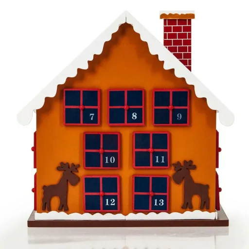 Adventskalender als Winterhaus - nachfüllbar & wiederverwendbar