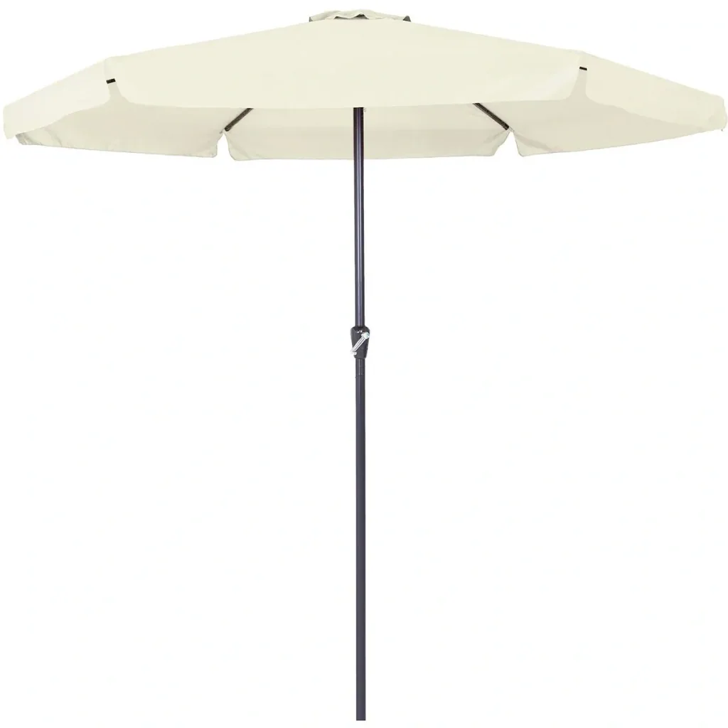 Sonnenschirm mit Drehmechanismus creme Ø 330cm