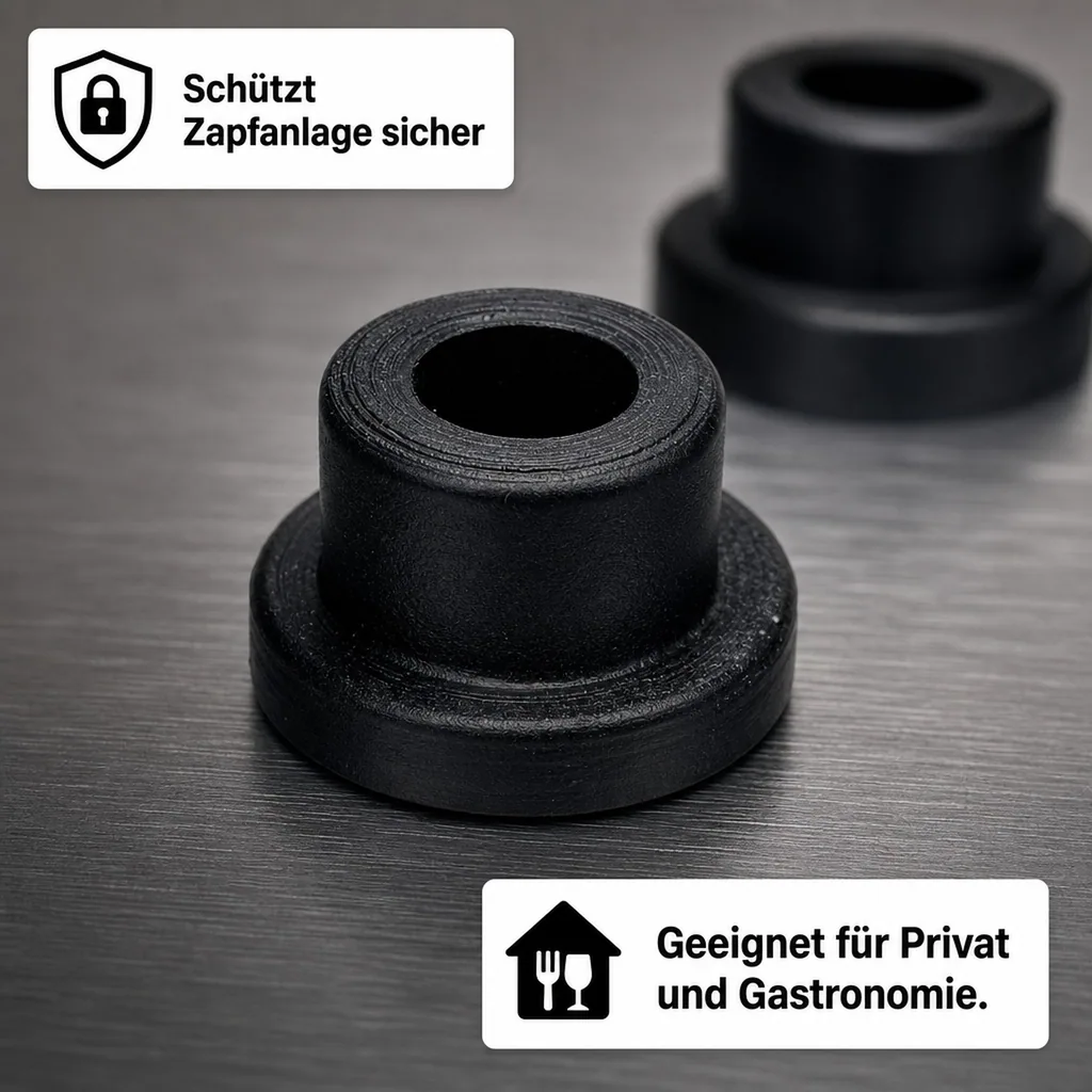 Einschlagdichtung mit Ansatz für Einstich