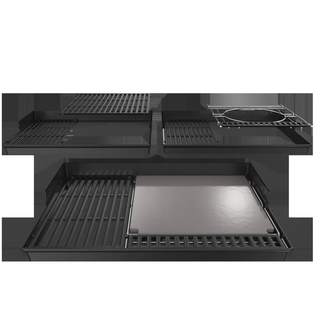 CRAFTED Glasierter Grillstein - Gourmet BBQ System