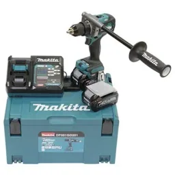 Akku-Bohrschrauber 40V max. / 2,5 Ah, 2 Akkus + Ladegerät im MAKPAC