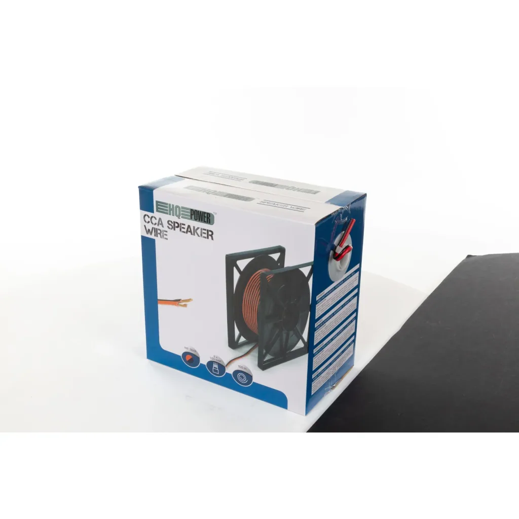 Lautsprecherkabel CCA, 2x1.5 mm², 100 Meter, rot-schwarz, Spule für Audiosystem, Hifi, Heimkino, Soundaufbau, Kupferdraht