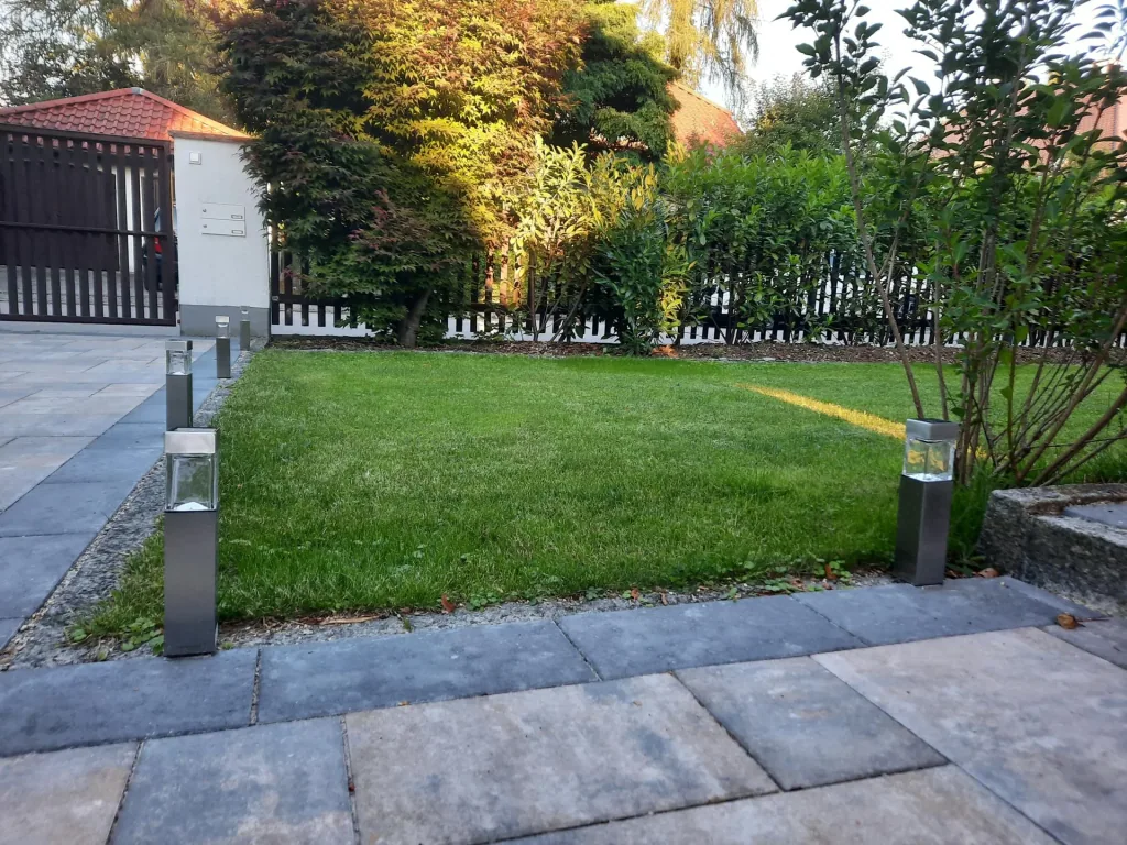 Solar Edelstahl Leuchten – 4 Stück