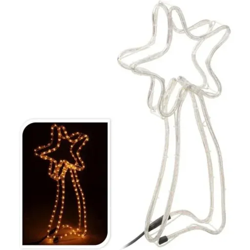 Falling Stars SET of 2 - Lichterkette Stern - 144 Lichter - 4m - Metallrahmen