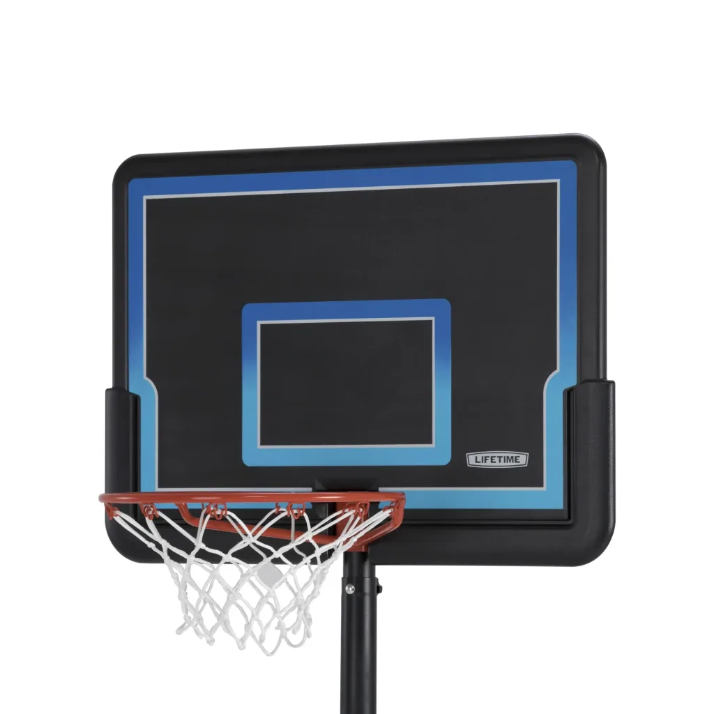 Basketballanlage Hawaii 58,5x81x167-228 cm Schwarz - Blau