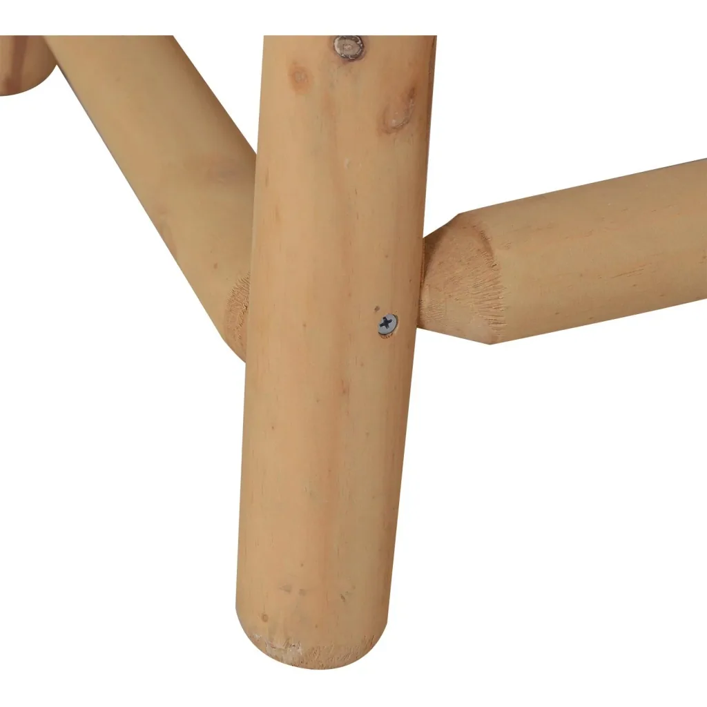 Holzhocker Nachttisch Blumenständer Kinderstuhl Schemel Allzweck Tannenholz Natur 60 x 50 x 45 cm
