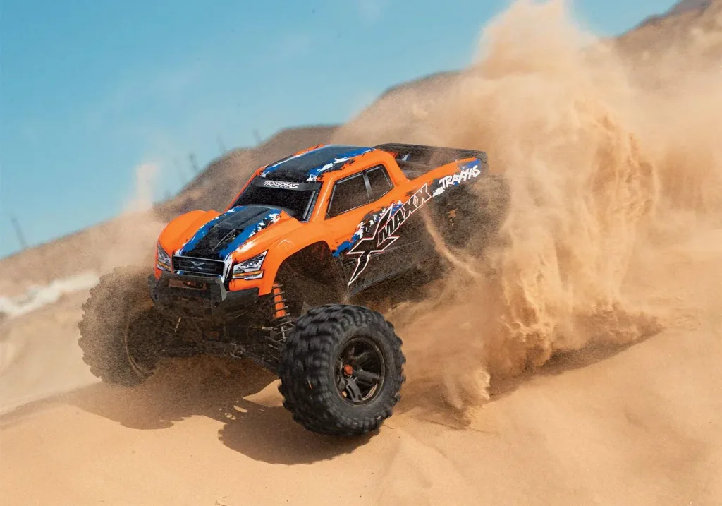 X-Maxx 4x4 VXL orangeX RTR ohne Akku/Lader 1/7 4WD Monster Truck Brushless