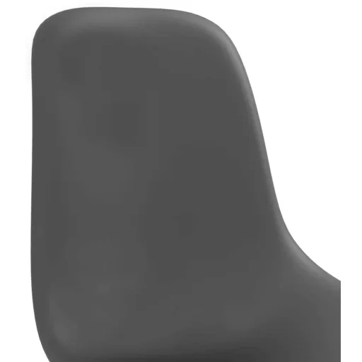 Esstischstühle 2tlg. Kunststoff schwarz