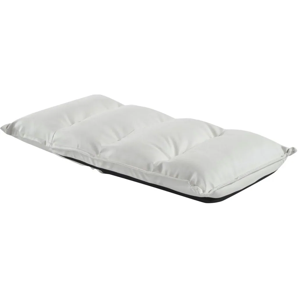 Sitzsack Sitzkissen mit Lehne klappbar weiß