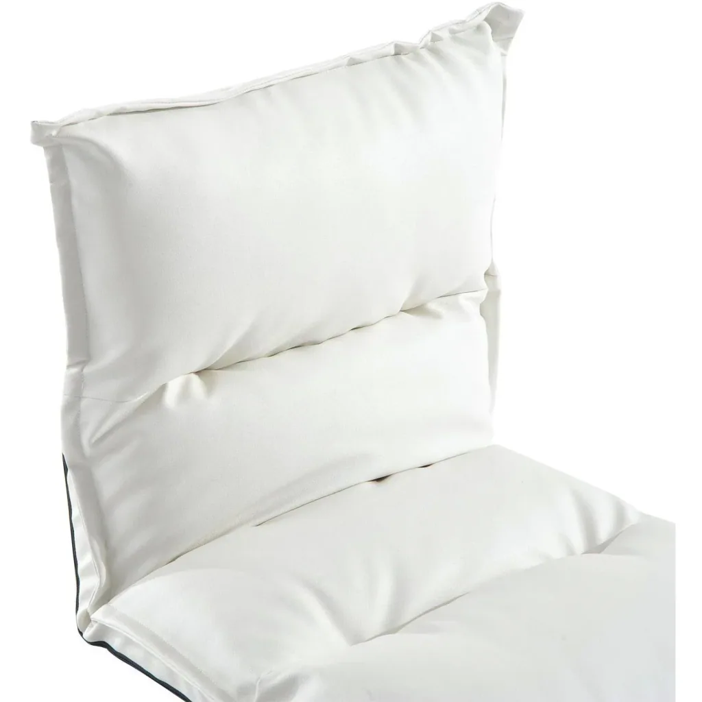 Sitzsack Sitzkissen mit Lehne klappbar weiß