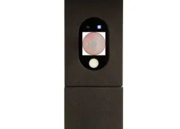 Solar LED Sockel ARIANE mit Sensor Schwarz, 3,3 Watt, 210 lm, warmweiß