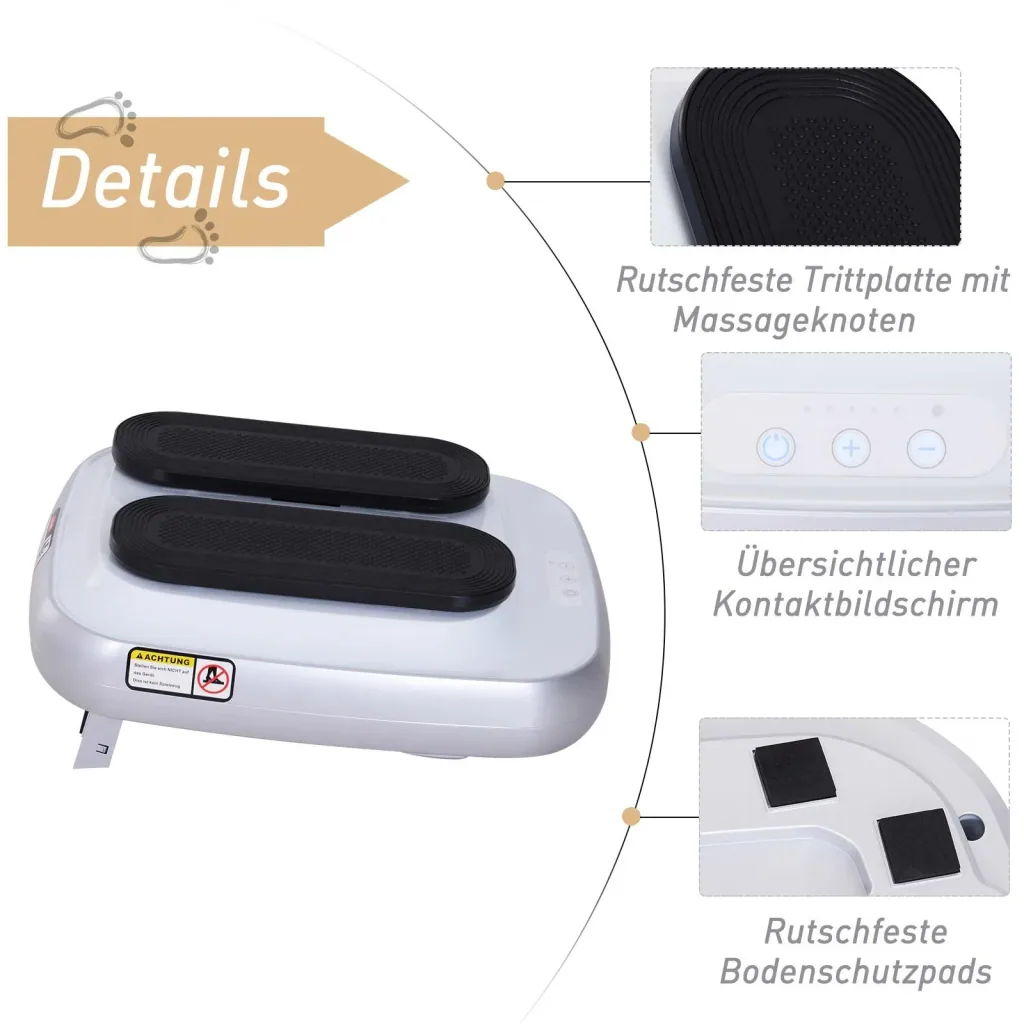 Beintrainer passive Gymnastik elektrisches Beintrainingsgerät Heimtrainer für Senioren 5-stufig verstellbar
