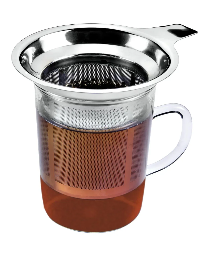 Tee-Dauerfilter, Groß, Edelstahl