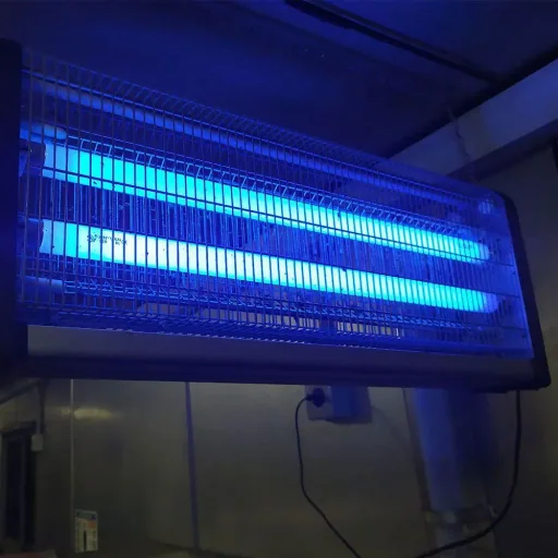 VT-3240 Insektenlampe - 2"20W - 150m Reichweite - UV-Licht - Grau