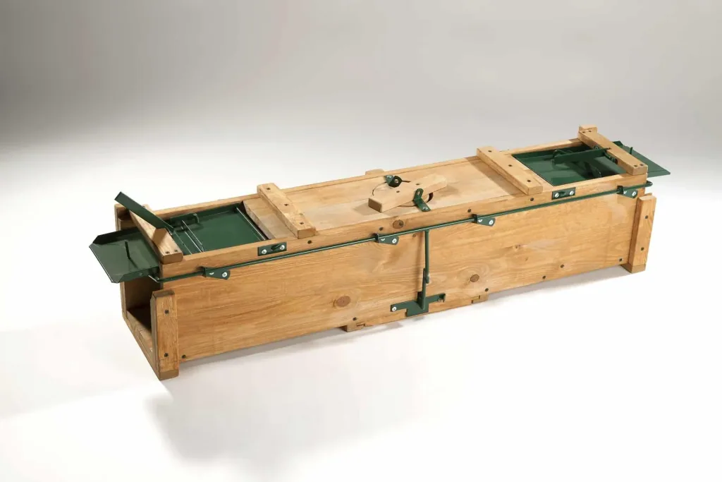 Lebendfalle aus Holz mit 2 Eingängen, für Marder, Katzen etc. ca. 120 x 27 x 27 cm