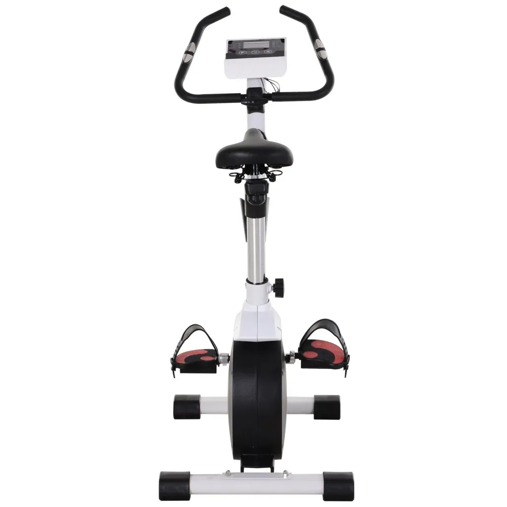 Hometrainer für den Heimgebrauch Stahl weiß