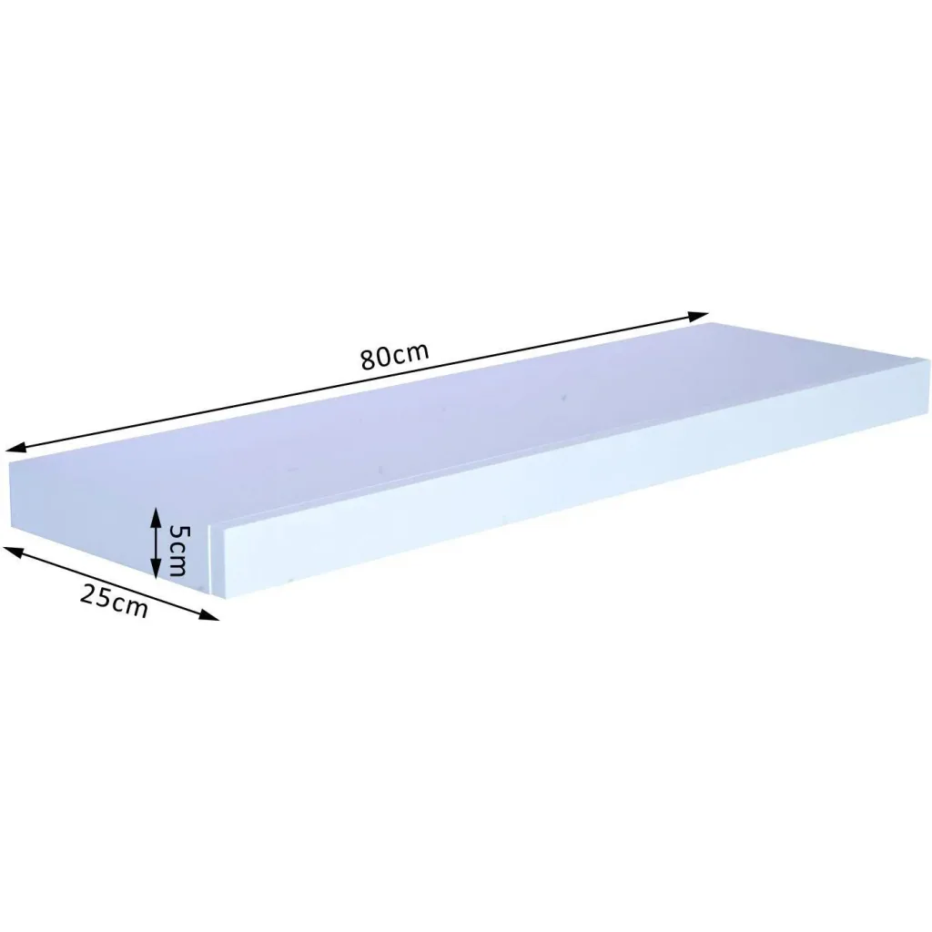Wandregal 80x25x5cm mit Schublade Hängeregal Regal