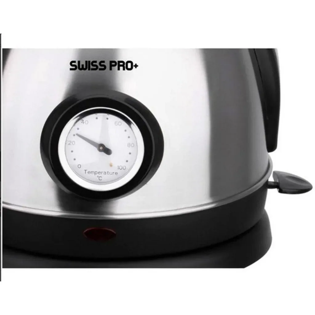Retro-Wasserkocher - 2200W - 1,8L - Silber