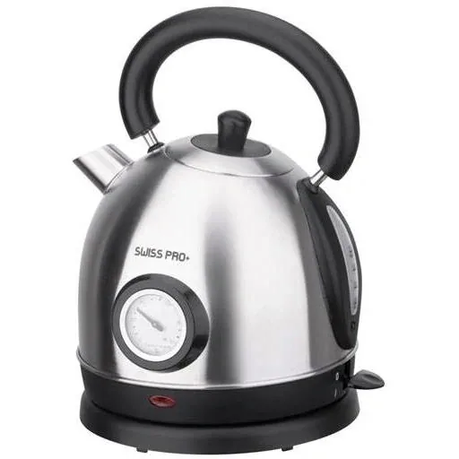 Retro-Wasserkocher - 2200W - 1,8L - Silber