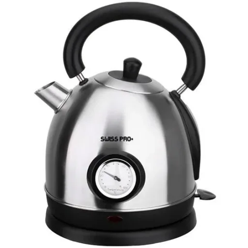 Retro-Wasserkocher - 2200W - 1,8L - Silber