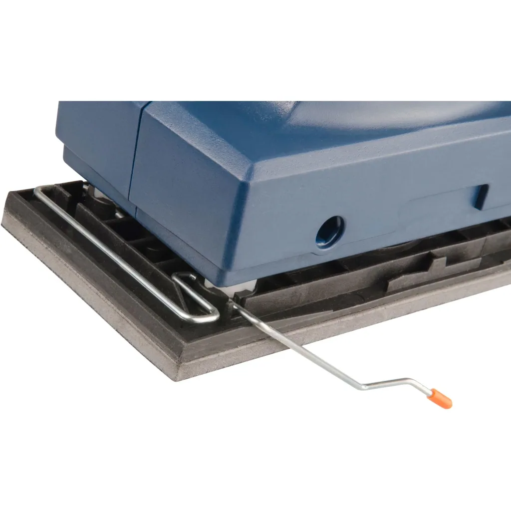 PSM1027 Schwingschleifer 135W - Klettverschluß - Soft griff - Mit 1 Stück Schleifpapier (P80) und Vakuum-Adapter