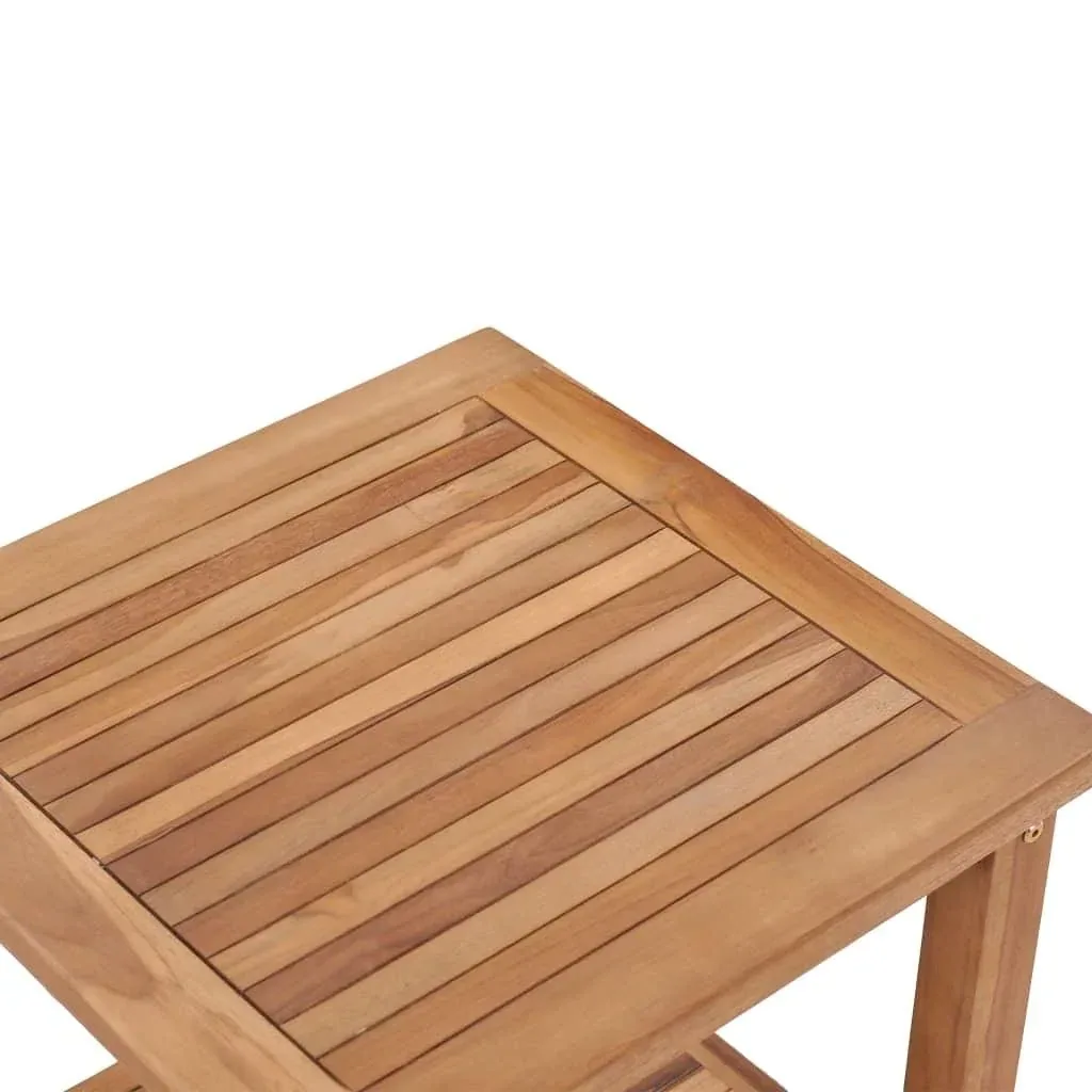 Couchtisch 45x45x45 cm massiv Teak
