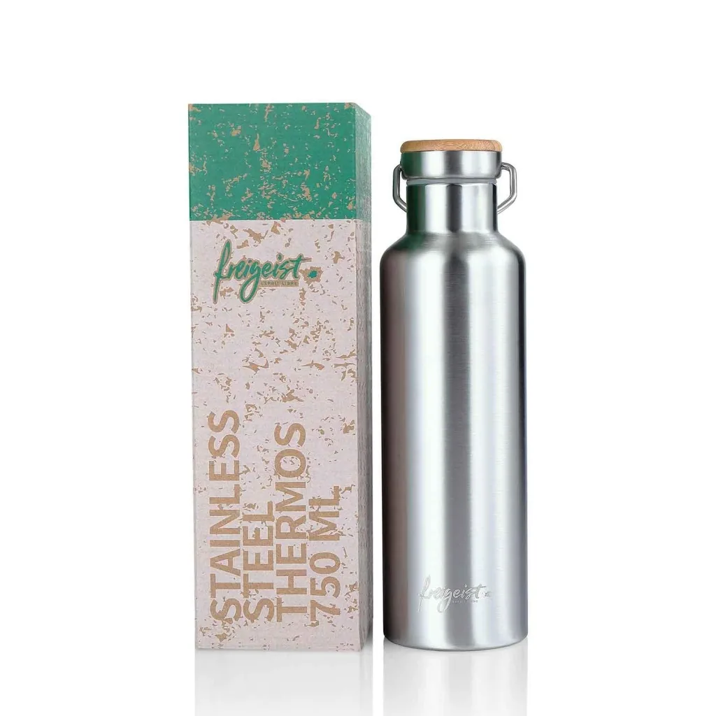 Edelstahl Isolierflasche, doppelwandig vakuumisoliert, 750 ml