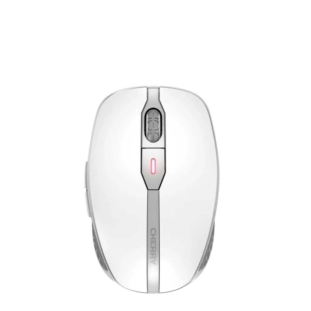 Kabelloses Tastatur-Maus-Set DW 9000 SLIM silber/weiß