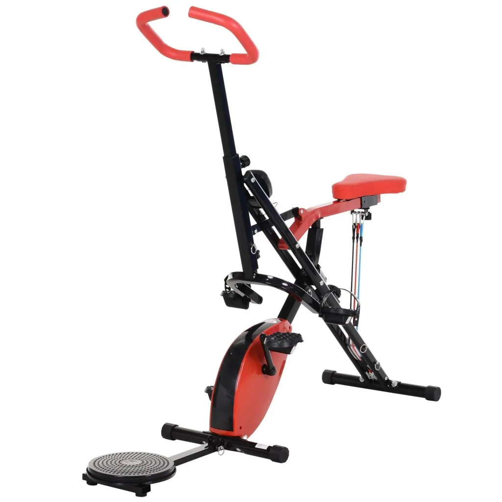 Trainingsradfahren, schwarz, rot