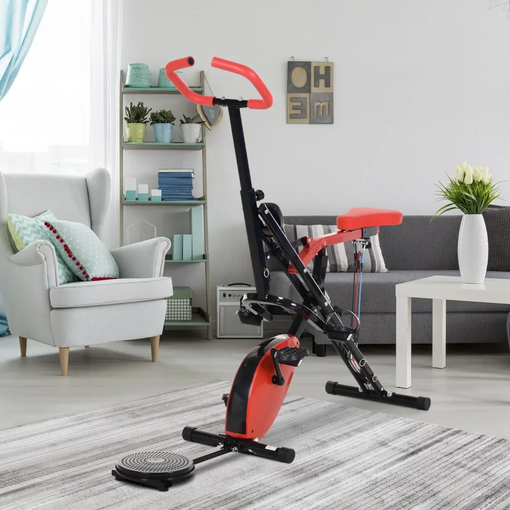Trainingsradfahren, schwarz, rot