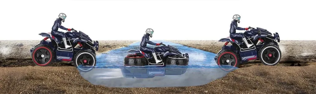 RC Racequad 2,4GHz Red Bull - Amphibious Quadbike
