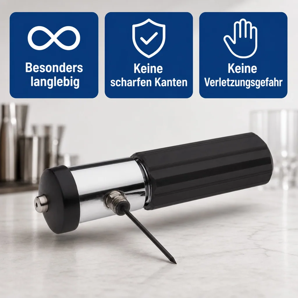 Druckluft Korkenzieher, Weinflaschenöffner, Corklift Automatik - Müheloses Öffnen von Weinflaschen