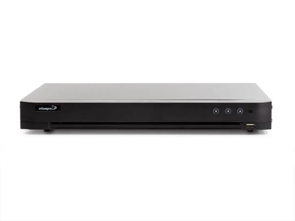 8-Kanal-DVR (Digitaler Videorekorder), 8 Schnittstellen, fortschrittliche H.265+ Videokompression, unterstützt 8 MP Auflösung, Echtzeitüberwachung und intelligente Suche über die Guarding Vision App, ideal für mittelgroße