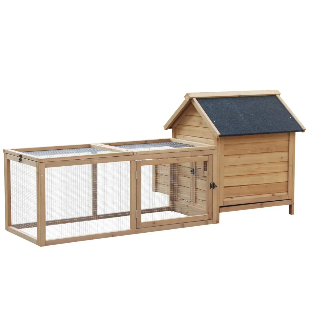 Hühnerstall Spielhaus mit Nistkasten Massivholz