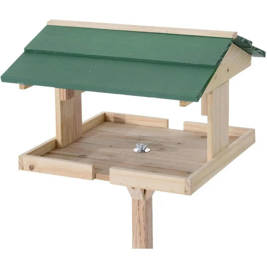 Vogelhaus Vogel Futterhaus mit Ständer Kiefer