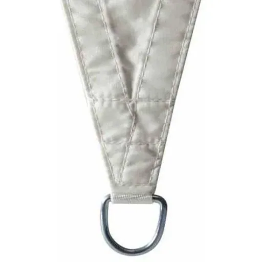 Schattentuch / Sonnensegel-Dreieck inklusive Befestigungssatz - 3,6 x 3,6 x 3,6m - Creme