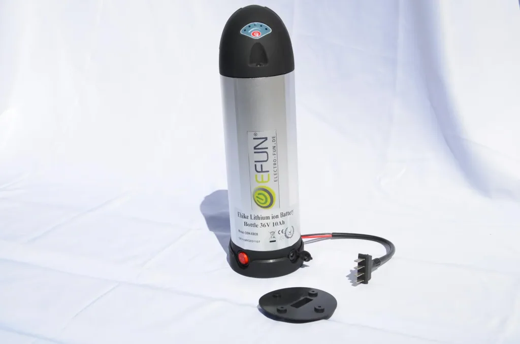 Akku Lithium Ionen 36 Volt 10 Ah BOTTLE E-Bike E-FUN