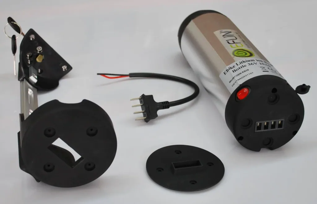 Akku Lithium Ionen 36 Volt 10 Ah BOTTLE E-Bike E-FUN