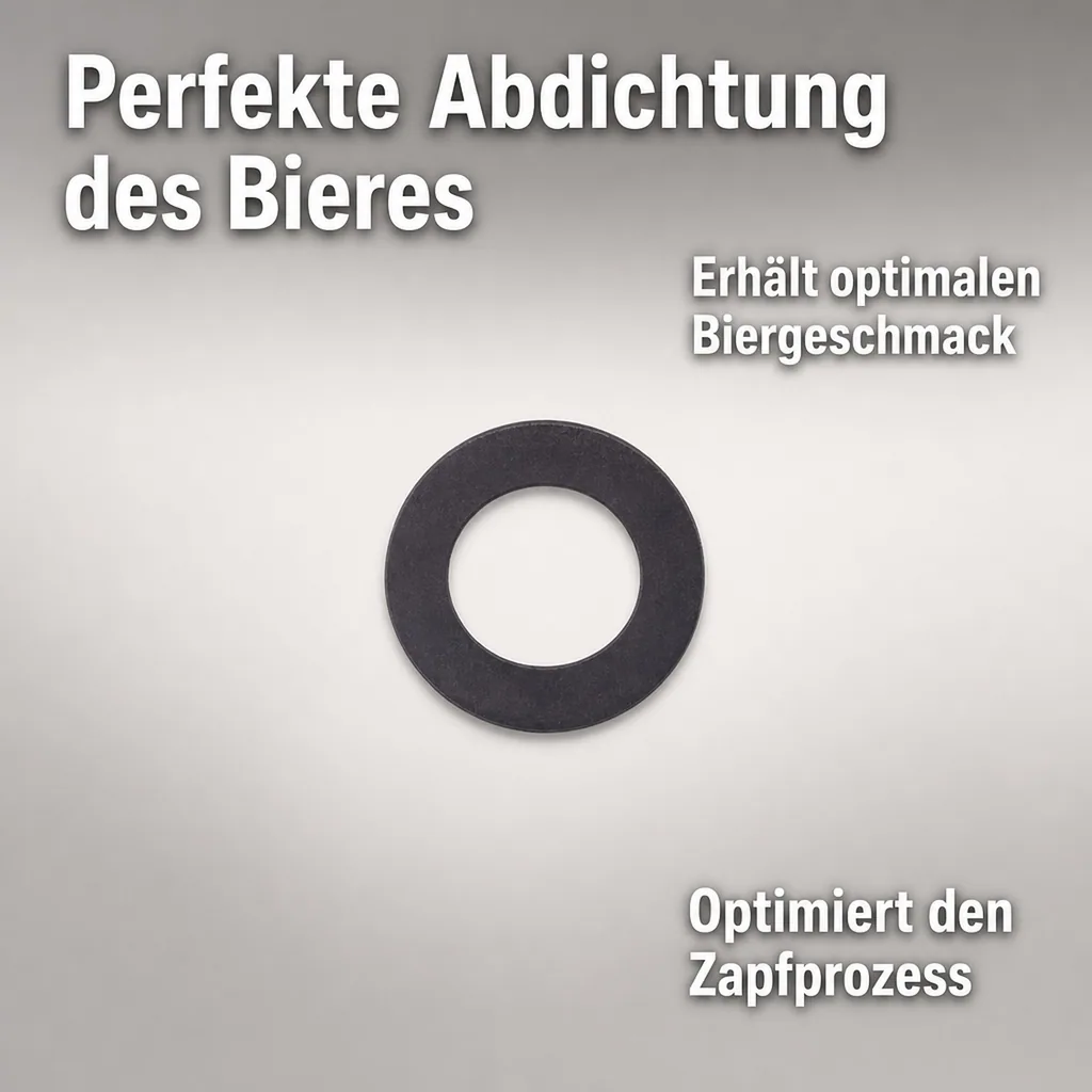 Dichtungen für Schankhähne, Schankhahndichtung, schwarz - Montagezubehör