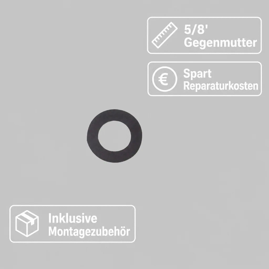 Dichtungen für Schankhähne, Schankhahndichtung, schwarz - Montagezubehör