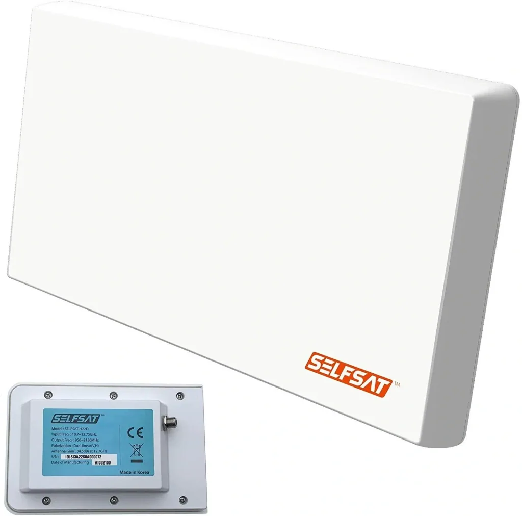 Sat Flachantenne mit Single LNB
