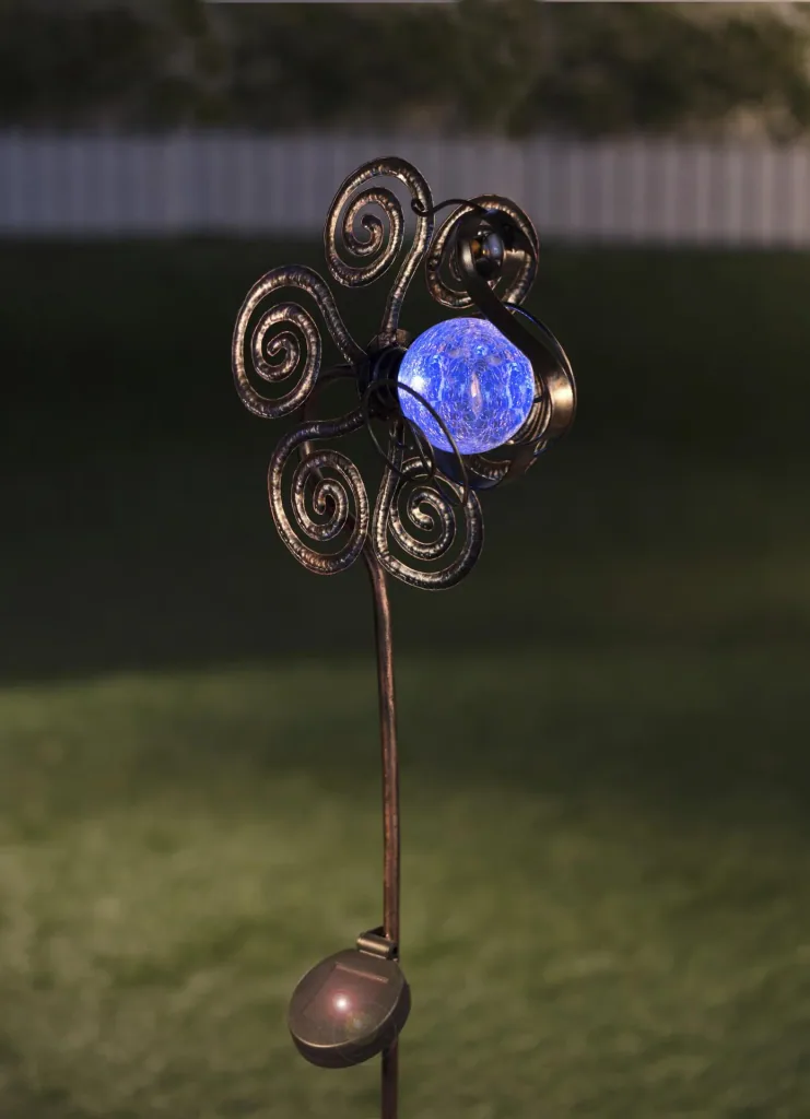 Set Solar Pfau mit Windrad + Solar Doppel-Windrad