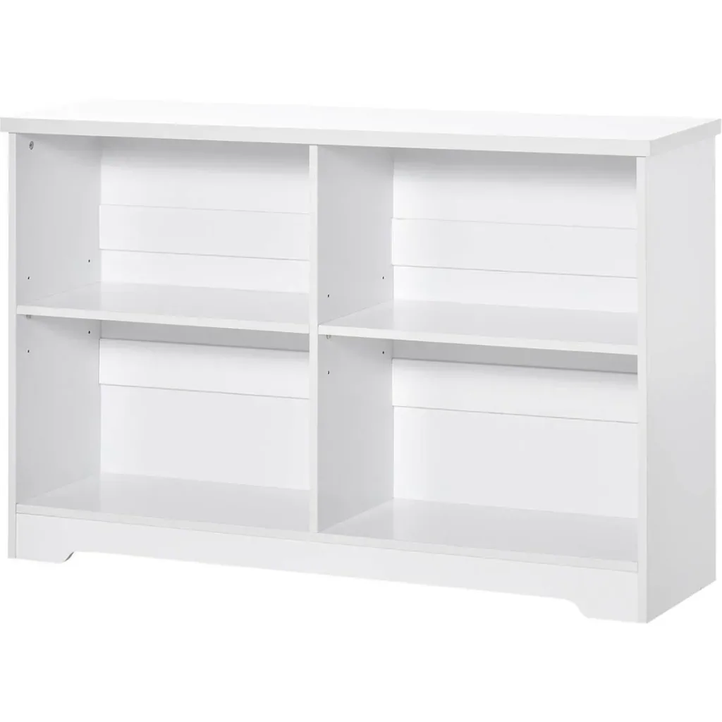 Bücherregal - Weiß - 118 x 29,5 x 76,5 cm