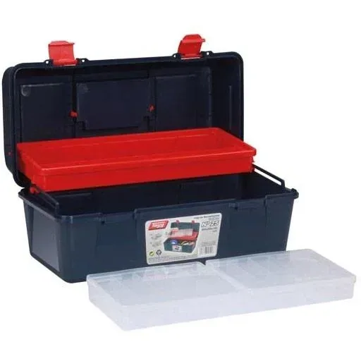 TAYG Werkzeugkoffer - 400 x 206 x 188 mm - Mit Einsatzschale & Sortierbox