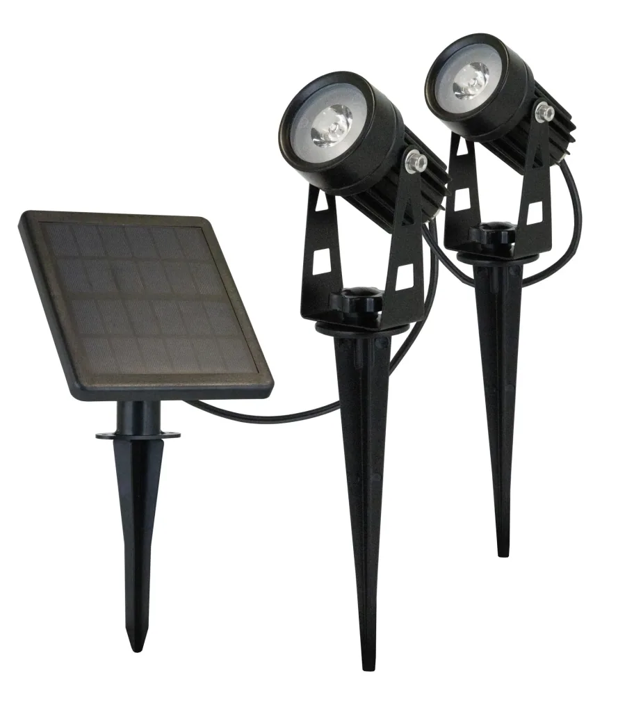 LED Solar Garten-Spot-Lichter - 2er Set