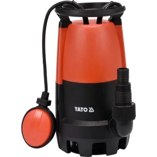 Tauchpumpe - 900W - 18000L/h MIT 15-Meter-Gartenschlauch inklusive Düse und Armaturen UND 1"-Hahn