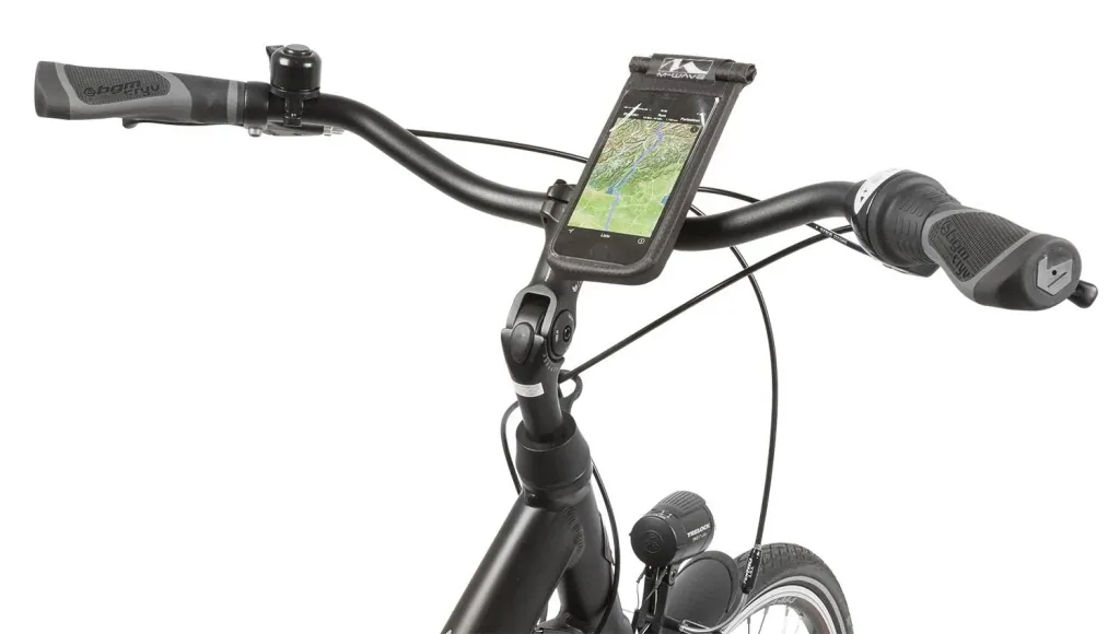 Smartphone-Tasche, M-Wave, mit drehbarem QR-Halter
